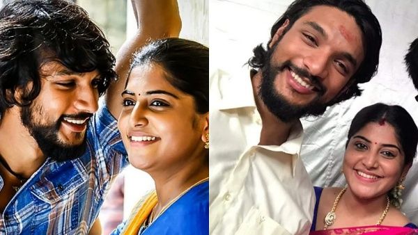 நிச்சயதார்த்த விழாவிற்கு ஜோடியாக சென்ற கௌதம் கார்த்திக் - மஞ்சிமா மோகன்..கன்பர்மான லவ்!