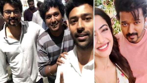 ’வாரிசு’ விஜய்யுடன் செல்ஃபி எடுத்த ராஷ்மிகா மந்தனா.. டிரெண்டிங்கில் சும்மா தெறிக்குது!