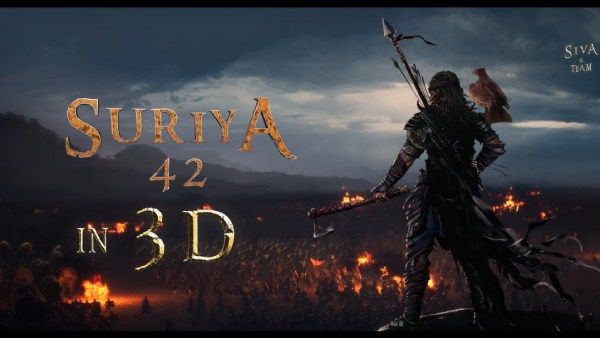 பாகுபலி பாதி கேஜிஎஃப் மீதி… 10 மொழிகளில் சூர்யா 42… படு மிரட்டலாக வெளியான மோஷன் போஸ்டர்