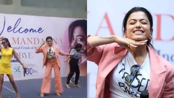 ஏய் சாமி பாடலுக்கு இடுப்பை வளைத்து நெளித்து டான்ஸ் ஆடிய ராஷ்மிகா.. மெய்மறந்த மாணவர்கள்!