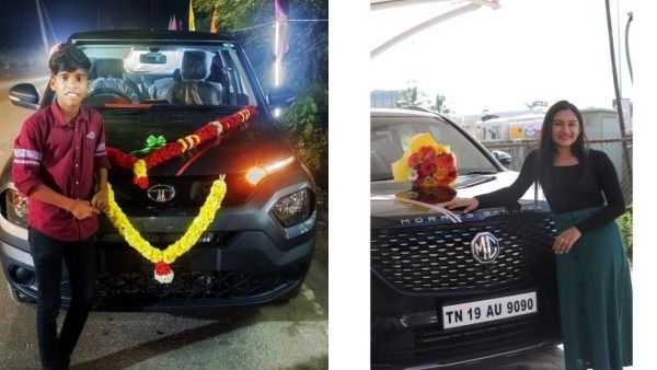 பூவையாரை தொடர்ந்து சொகுசு கார் வாங்கிய விஜய் டிவி சீரியல் நடிகை.. சந்தோஷத்தில் மெளனராகம் சத்யா!