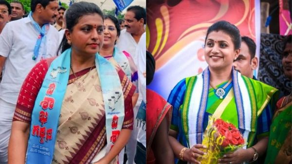 நடிகை ரோஜாவின் கார் மீது சரமாரி தாக்கு.. உதவியாளருக்கு காயம்..நடந்தது என்ன?