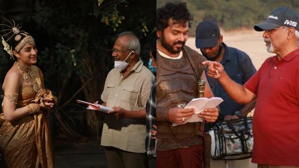 சூட்டிங் ஸ்பாட் போட்டோக்களை வெளியிட்ட பொன்னியின் செல்வன் டீம்.. அட எல்லாத்துலயும் மணிரத்னம்தான் டாப்