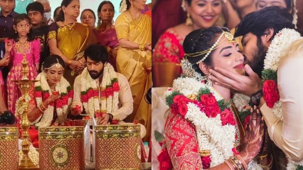 ஹரிஷ் கல்யாண் திருமணம்: தாலி கட்டிய தாராள பிரபு.. மணமேடையிலேயே மனைவிக்கு என்னவொரு கிஸ்!