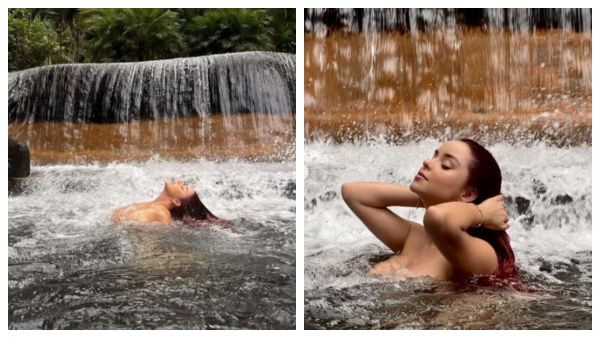 ஆத்தாடி.. ஆடையின்றி அருவியில் என்னவொரு ஆனந்தக் குளியல்.. தீயாய் பரவும் டெமி ரோஸின் ஹாட் பிக்ஸ்!