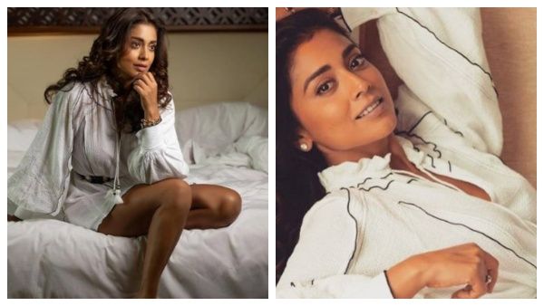 கட்டிலில் படுத்து உருண்டு..தாராள கவர்ச்சி காட்டிய ஸ்ரேயா சரண்..விளாசும் நெட்டிசன்ஸ்!