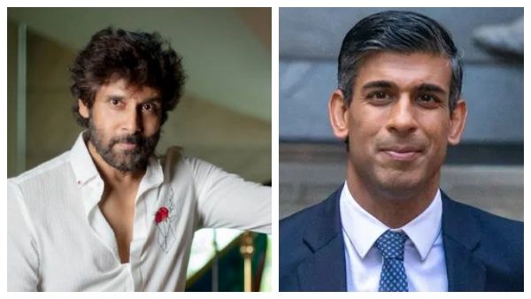 சிரிப்பை அடக்க முடியலை.. இங்கிலாந்து பிரதமர் ரிஷி சுனக்கை பாராட்டிய நடிகர் விக்ரம்