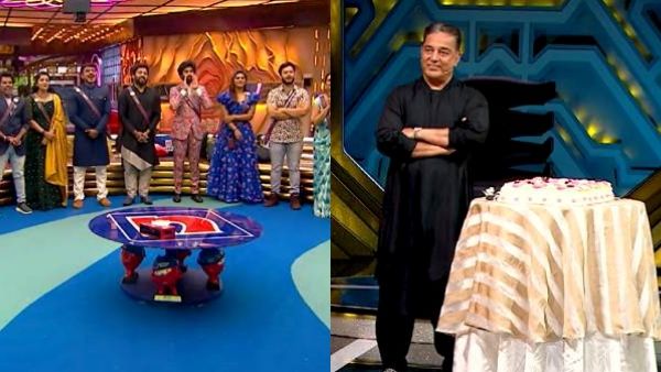 வாவ்.. எவ்ளோ பெரிய கேக்.. பிக் பாஸ் வீட்டில் பிரம்மாண்டமாக நடைபெற்ற கமல் பர்த்டே பார்ட்டி!