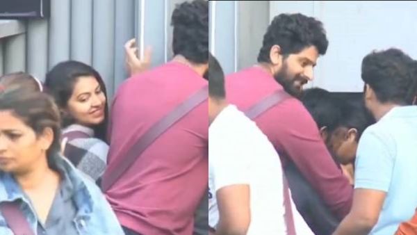 எங்க கைய வச்சி இருக்கீங்க பாருங்க, கையை எடுங்க ரச்சிதா: சிணுங்கிய ஆண் போட்டியாளர், வைரலாகும் வீடியோ!