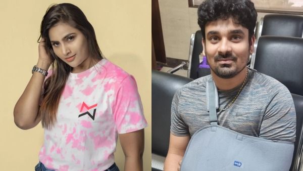 மைனா நந்தினியின் கணவருக்கு என்னாச்சு? கையில் இவ்ளோ பெரிய கட்டு போட்டு இருக்காரே..பதறிய ரசிகர்கள்!