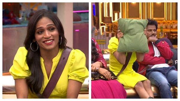 ஷிவின் என்னம்மா வெட்கப்படுறாரு.. கமல் அப்படி சொன்னதும் தலையணையால் முகத்தை மறைத்து.. அய்யோ போங்க!