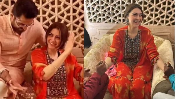 ஹன்சிகாவின் கோலாகல மெஹந்தி பங்க்ஷன்.. என்ன கலர்புல்லான போட்டோஸ்!