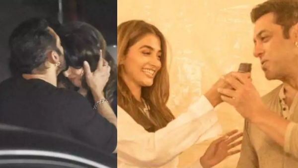 எக்ஸ் கேர்ள் ஃபிரெண்டுக்கு பார்ட்டியில் முத்தம் கொடுத்த சல்மான் கான்.. பூஜா ஹெக்டேவும் பங்கேற்பு!