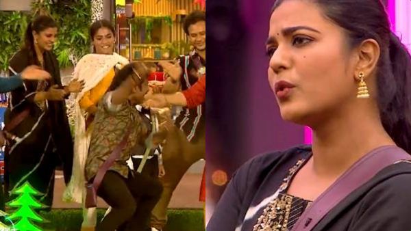 பிக் பாஸ் வீட்டில் ஆட்டம் போட்ட ஐஸ்வர்யா ராஜேஷ்... கூடவே ஒரு ரூல்ஸும் போட்டாங்க பாருங்க...