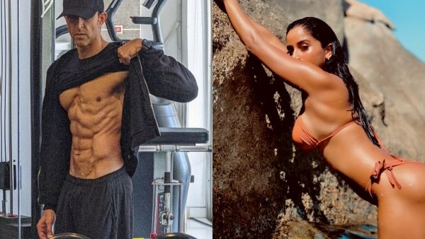 ஆத்தாடி.. சட்டையை தூக்கி 8பேக் காட்டிய ஹ்ரித்திக் ரோஷன்.. கண்ணு வச்ச பிகினி பேபி!