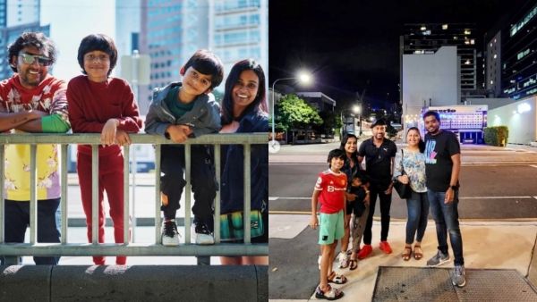 வெளிநாட்டில் குடும்பத்துடன் ஜாலி ட்ரிப்... ஆர்.ஜே.பாலாஜிக்கு இவ்ளோ பெரிய மகன்களா?