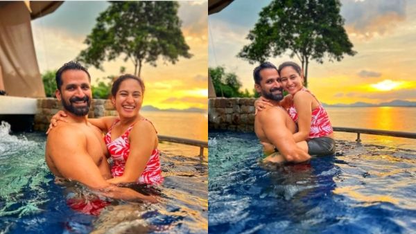 கர்ப்பமா இருக்கும் போதும் கன்ட்ரோல் இல்லையே.. கணவருடன் நீச்சல் குளத்தில் மஜா பண்ணும் பூஜா!