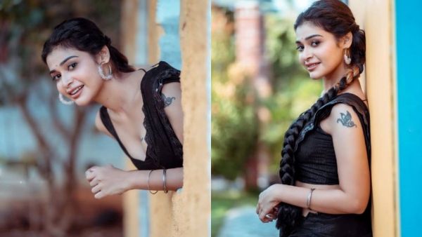 எப்படிப் பார்த்தாலும் அழகுதான்…கவர்ச்சி உடையில் கண்டபடி கவர்ச்சி காட்டிய தர்ஷா குப்தா!