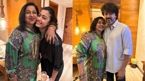 ராஷ்மிகா மந்தனா, ராதிகா உடன் வாரிசு சக்சஸ் பார்ட்டி.. வெறித்தனம் காட்டும் தளபதி 67 லுக்கில் விஜய்!