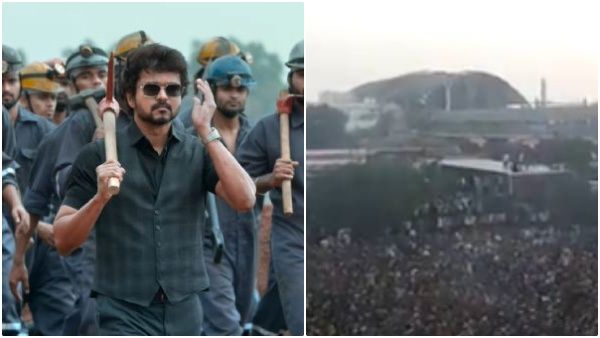 வாரிசு ட்ரெய்லர் ரிலீஸ்.. பட்டாசு வெடித்து கொண்டாடிய விஜய் ரசிகர்கள்.. என்னவொரு ரசிகர் படை!