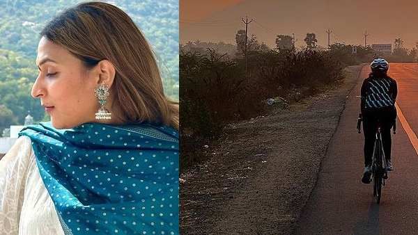 திருவண்ணாமலையில் சைக்கிளிங் செய்த ஐஸ்வர்யா ரஜினிகாந்த்.. செம ஸ்டில்.. அப்போ ஷூட்டிங் இல்லையா?