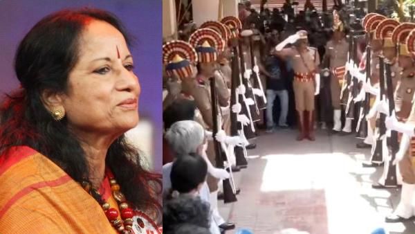 வாணி ஜெயராம் உடல் தகனம்..30 குண்டுகள் முழங்க காவல்துறை மரியாதை.. கதறி அழுத உறவினர்கள்!