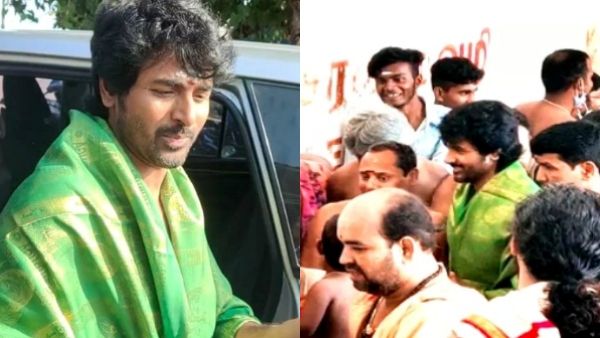 பிறந்தநாள் கொண்டாட்டம்... குடும்பத்துடன் திருச்செந்தூர் பறந்த சிவகார்த்திகேயன்... கோயிலில் தரிசனம்