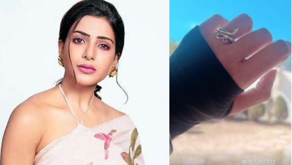 நடிகை சமந்தா விரலில் புதிய மோதிரம்.. காரணம் இதுதான்!