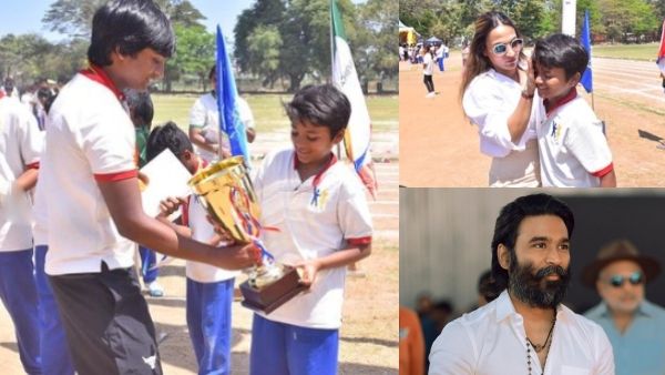 வெற்றிக்கோப்பையுடன் ரஜினி பேரன்கள்.. அம்மா ஐஸ்வர்யா செம ஹேப்பி.. அப்பா தனுஷ் வரலையா?