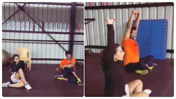 பிரபு தேவாவுடன் இணைந்து எக்சர்சைஸ் செய்த ஐஸ்வர்யா ரஜினி.. ரப்பர் மேன் என புகழ்ச்சி!