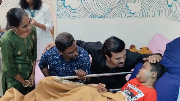 ரியல் ஹீரோ நீங்க தான்..புற்றுநோயால் பாதிக்கப்பட்ட சிறுவனின் ஆசையை நிறைவேற்றிய ராம் சரண்!