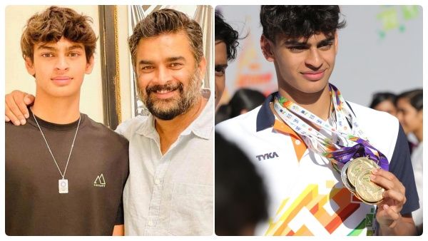 வளர்த்தா இப்படி புள்ளைய வளர்க்கணும்.. ஒன்னு இல்லை.. 5 தங்கப் பதக்கங்களை தட்டித்தூக்கிய மாதவன் மகன்!