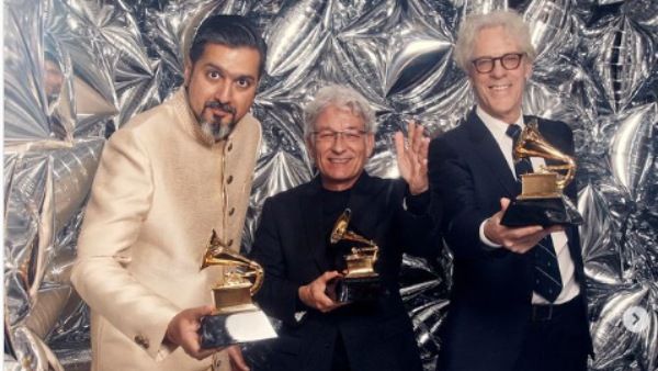 மூன்றாவது முறையாக கிராமி விருது வென்ற பிரபல இந்திய இசையமைப்பாளர்... பிரபலங்கள் வாழ்த்து!