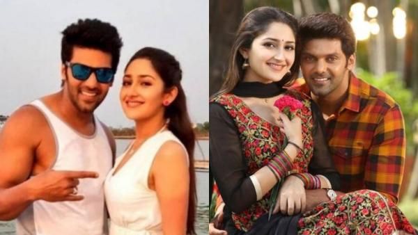 நீதான் எப்போதும் பெஸ்ட் - செம ஆட்டம் போட்ட மனைவிக்கு ஆர்யா பாராட்டு