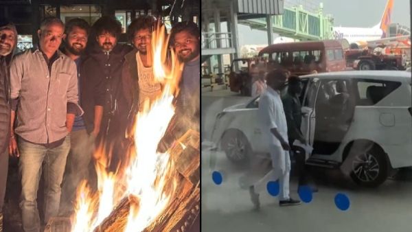 அடடா வேற மாதிரி இருக்காரே.. காஷ்மீரிலிருந்து திரும்பிய விஜய்