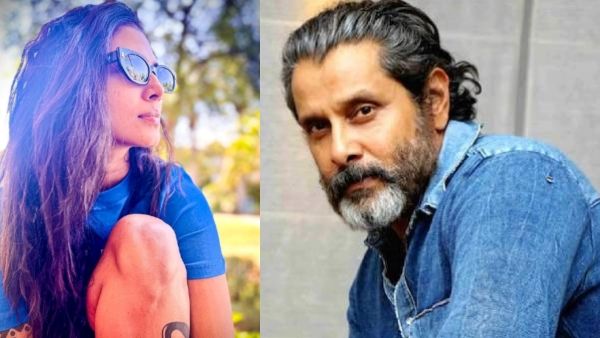 முட்டித் தெரிய கவர்ச்சி போஸ்.. மாளவிகா மோகனனுக்காக போட்டோகிராஃபர் ஆன சியான் விக்ரம்!