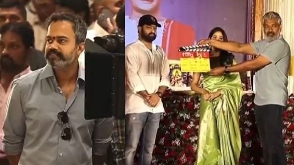 ராஜமெளலி கிளாப் போர்ட் அடிக்க.. பிரசாந்த் நீல் கேமரா பக்கம் நிற்க.. பிரம்மாண்டமாக தொடங்கியது NTR30!