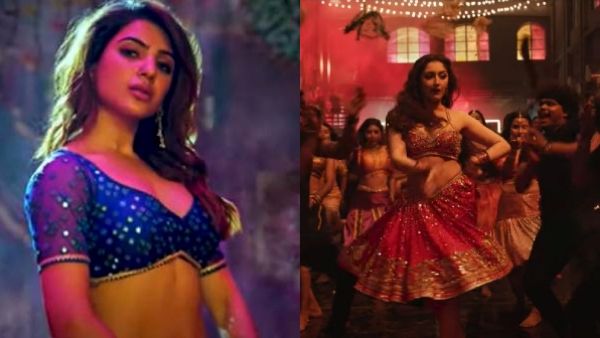 சமந்தாவுக்கே டஃப் கொடுத்த சாயிஷா..! பத்து தல படத்தின் ராவடி பாடலில் அதிரிபுரியான ஆட்டம்!