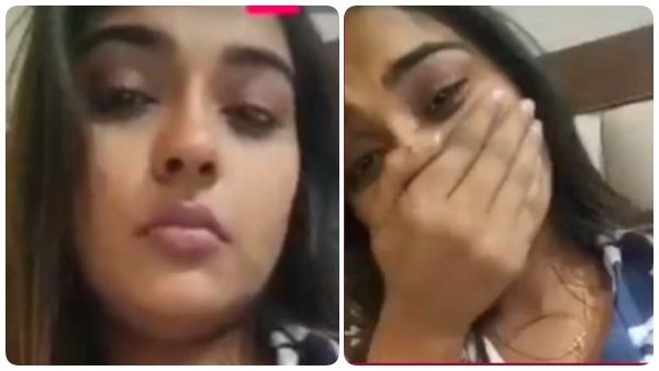 வாயை பொத்திக் கொண்டு.. லைவ் வீடியோவிலேயே கதறி அழுத இளம் நடிகை.. அப்பவே தற்கொலை முடிவில் இருந்தாரா?