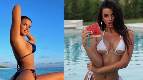 கையில் தர்பூசணியுடன்.. பிகினி உடையில் கன்னா பின்னாவென நிற்கும் இவானா.. கிறங்கிப்போன ஃபேன்ஸ்!