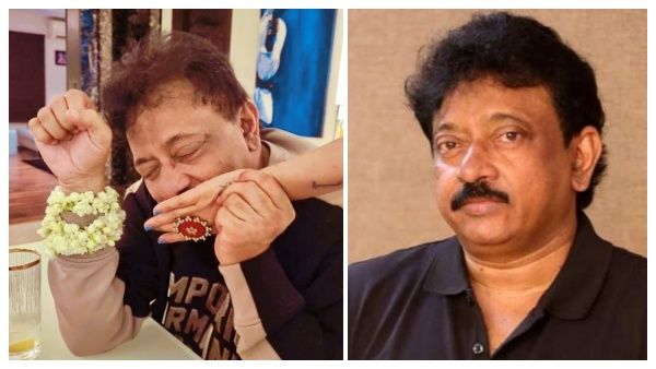 சரக்கு கிளாஸ்.. கையில் மல்லிப்பூ.. நடிகைக்கு முத்தம்.. எல்லை மீறும் ராம் கோபால் வர்மா!