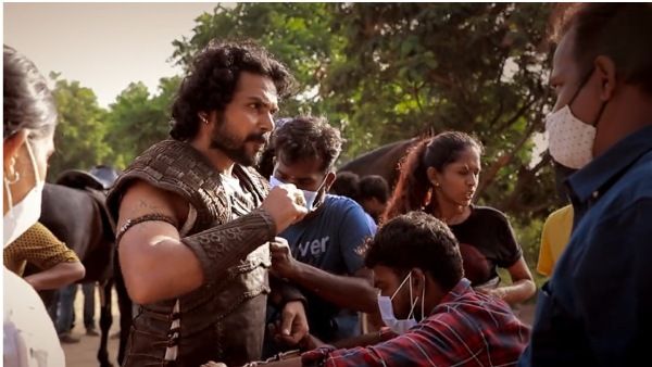 முழுதாக வந்தியத்தேவனாக மாறிய நடிகர் கார்த்தி.. வீடியோ வெளியிட்ட தயாரிப்பு தரப்பு!