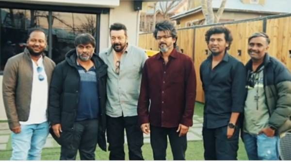 ஒரே நேர்க்கோட்டில் இணைந்த துருவங்கள்.. விஜய் -லோகேஷுடன் கைகோர்த்த சஞ்சய் தத்.. இதோ வீடியோ!