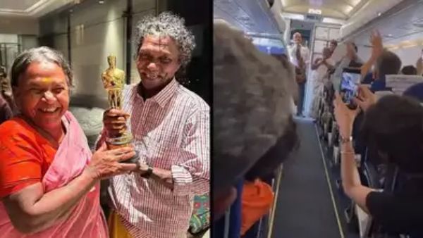 The Elephant Whisperersக்கு விமானத்தில் பாராட்டு.. நெகிழ்ந்துபோன பொம்மன், பெள்ளி