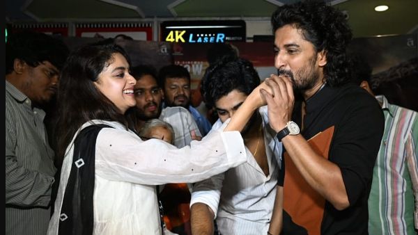 Dasara success meet : ஒரே நாளில் தசரா படத்தின் வெற்றிவிழாவை கொண்டாடிய நானி -கீர்த்தி!