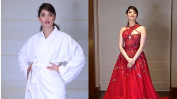 Tamannaah : பாலில் ஊறிய குலாப் ஜாமுன்…தமன்னாவை பார்த்து உருகும் பேன்ஸ்!