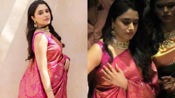 Priyanka Mohan: சேலையை சரி பண்ணாலும் விடமாட்டானுங்க போல.. பிரியங்கா மோகனை ஜூம் செய்யும் ரசிகாஸ்!