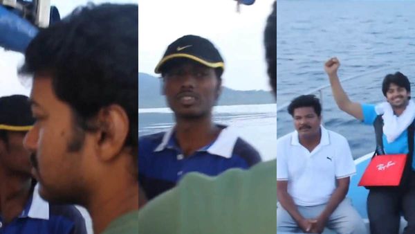 Nanban :நடுக்கடலில் படகில் சென்றபோது எடுக்கப்பட்ட வீடியோ.. விஜய்யுடன் யாரெல்லாம் இருக்காங்க பாருங்க!