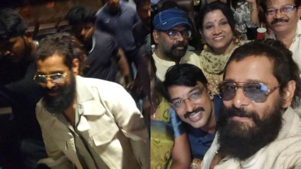 ரசிகர்களுடன் பொன்னியின் செல்வன் 2 பார்த்த ஆதித்த கரிகாலன்... செல்ஃபியில் திணறிய விக்ரம்