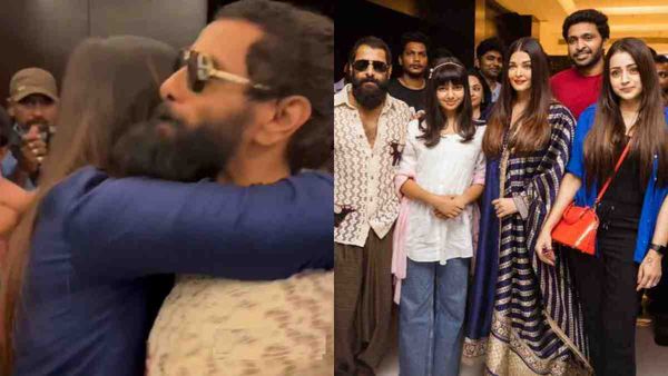 Ponniyin Selvan 2: சென்னை தியேட்டரில் ஐஸ்வர்யா ராய்.. சியானை பார்த்ததும் செம கட்டிப்பிடி வைத்தியம்!